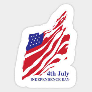 4th July Sticker